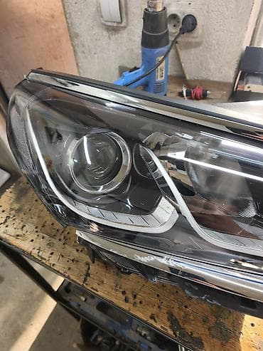 led h7: Передняя левая фара Hyundai Оригинал — 1