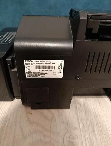 mini printer: 6 цветный принтер Epson L805 пробег 4000стр, с Wi-Fi, состояние идеал — 2
