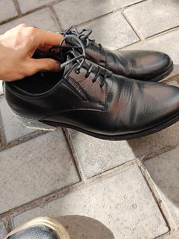 Мужские туфли, 41, Новый, цвет - Черный