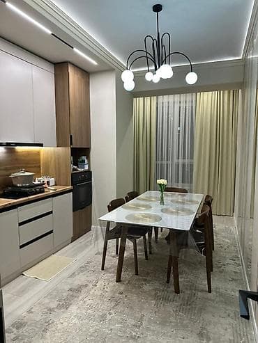 Батирлер: 3 бөлмө, 83 м², 12-мкр Элитка, 11 кабат, Дизайнердик оңдоо — 4