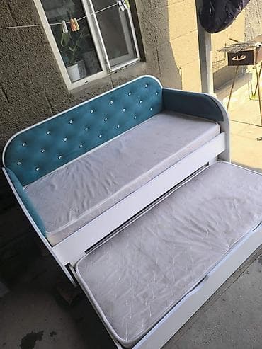 Отургучтар, табуреттер: Трансформер керебет, Башка түрү, Бир кишилик, Матрасы бар — 2