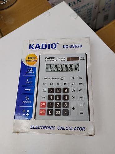 Настольный калькулятор KADIO KD‑3862B - Электронный калькулятор с