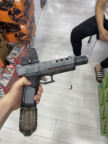 Оюнчуктар: 🔫 Электрический водяной пистолет с подсветкой и коллиматорным — 5
