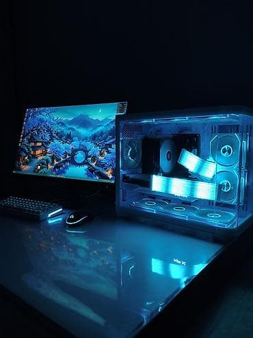 windows 10 pro: Компьютер, ядер - 6, ОЗУ 32 ГБ, Игровой, Новый, AMD Ryzen 5, NVIDIA GeForce RTX 5070, NVMe — 3