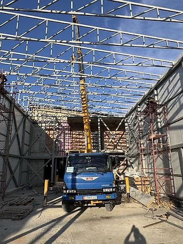 мини кран строительный: Стрела 21 м, 5000 т, Борт 5000 кг — 6