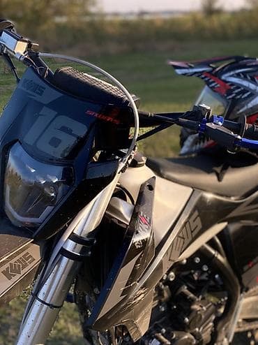 Кросс/эндуро мотоцикл KAYO K1S (STORM), черный. - Формат: легкий