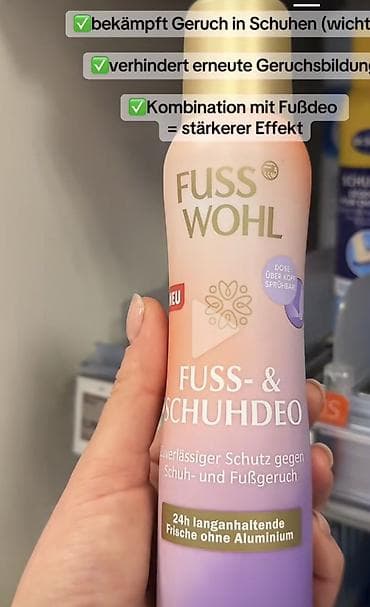 Чарбалык товарлар: Аэрозольный дезодорант для ног и обуви Fuss Wohl (Fuss- & — 1