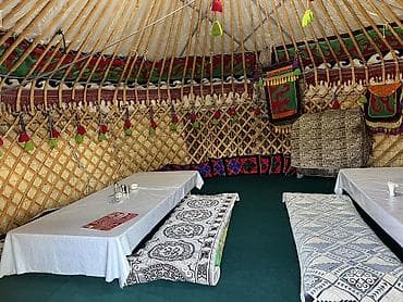 иссык куль туры: Юрточный кемпинг на Иссык-Куле, Балыкчы, Почасово, 8 мест, Питание: За отдельную плату — 5