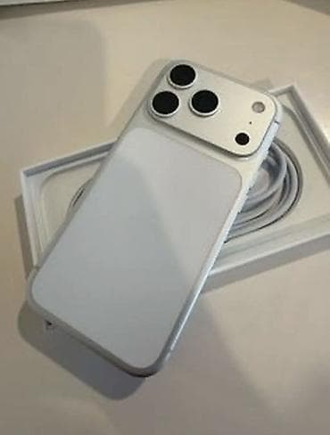 IPhone 17 Pro Max, 256 ГБ, Серебристый, 100 %