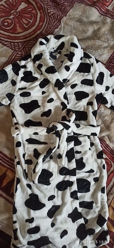 Личные вещи: Новый теплый плюшевый халат, не подошёл размер 44-46 - Материал — 3