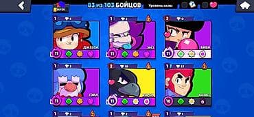 Техника и электроника: Игровой аккаунт Brawl Stars Основные параметры: - 36 428 трофеев - — 4