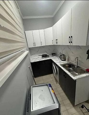 Батирлер: Студия, 24 м², Көк-Жар ж/м 106-серия жакшыртылган, Жертөлө кабаты кабат, Жаңы ремонт — 5