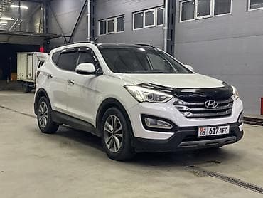 накладка на бампер: Hyundai Santa Fe: 2015 г., 2 л, Автомат, Дизель, Кроссовер — 2