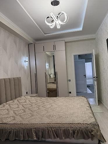 квартира без поселения: 2 комнаты, 77 м², Элитка, 3 этаж, Евроремонт — 2