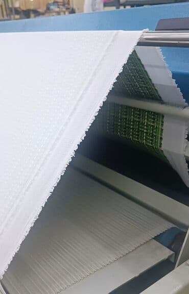 декотировка ткани: Проклейка ДУБЛЕРИН / ФЛЕЗИЛИН сразу рулоном ткани. Высокое качество — 3