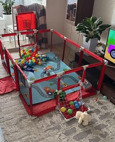 Игровые манежи: Детский манеж 3в1 – мини-площадка для активных малышей! 🎉 👶 Подходит — 2