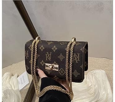 midas 14k цепочка: Сумка через плечо с цепочкой - Материал: фактурная экокожа с — 1