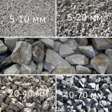 рваный камен: Щебень, Для бетона, В тоннах, Зил — 1