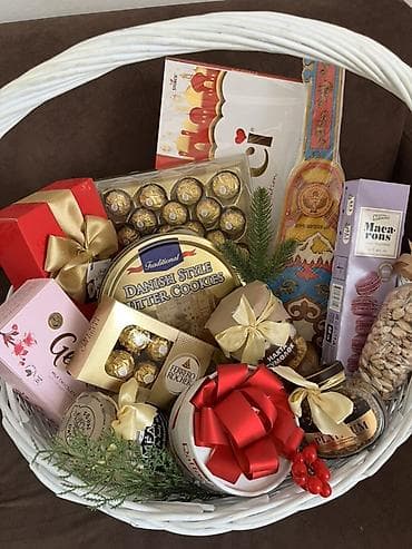 LED гирляндалар: ПОДАРОЧНЫЕ КОРЗИНЫ НА ЛЮБОЙ ВКУС И БЮДЖЕТ. Готовые подарочные корзины — 4