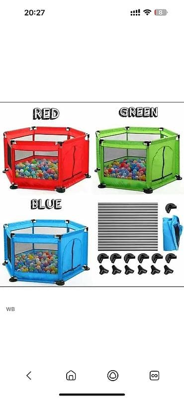 Интерактивдик панелдер: Манеж‑ограждение для детей KidzTime / Happy Game Fence - Детский — 3