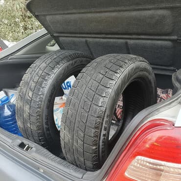 покрышк: Шины 195 / 65 / R 15, Зима, Б/у, Пара, Легковые, Япония, Bridgestone — 1