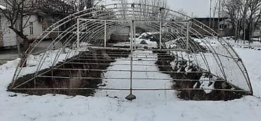 услуги охраны: Теплица арочная промышленного типа - Каркас: металлический — 5