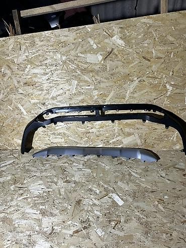 бампер малибу 2: Юбка заднего бампера Toyota, цвет - Черный — 3