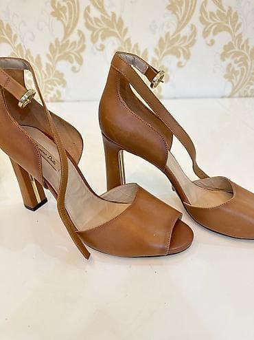 Туфли, 41, Massimo Dutti, Новый, цвет - Коричневый, Самовывоз