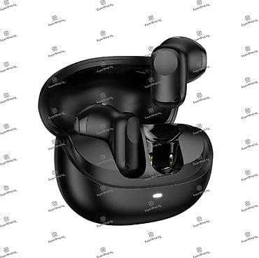 aux bluetooth: Наушники Hoco EQ25 в стильном чёрном исполнении - беспроводное — 2