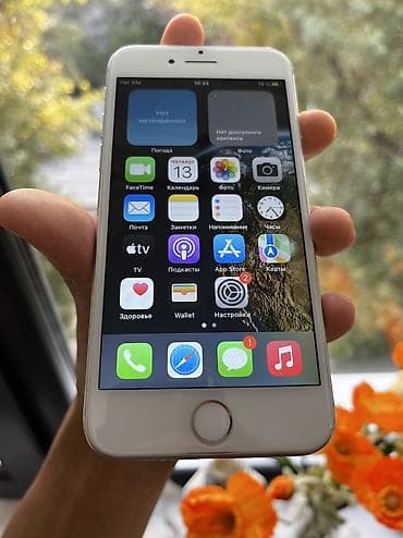 iphone 8 pro max: IPhone 8, Б/у, 64 ГБ, Natural Titanium, Чехол, 87 % — 1