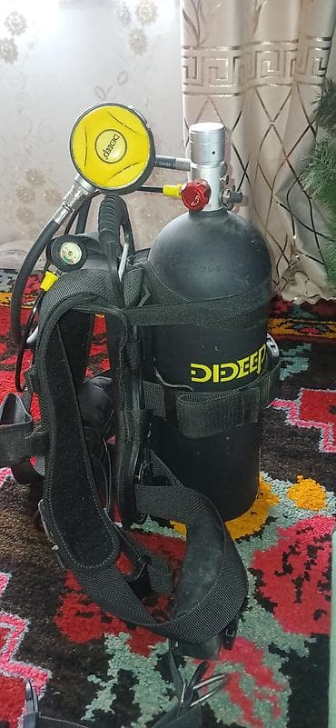 Зер буюмдар: Комплект для подводного дыхания Dideep (мини-компрессор/акваланг) - — 1