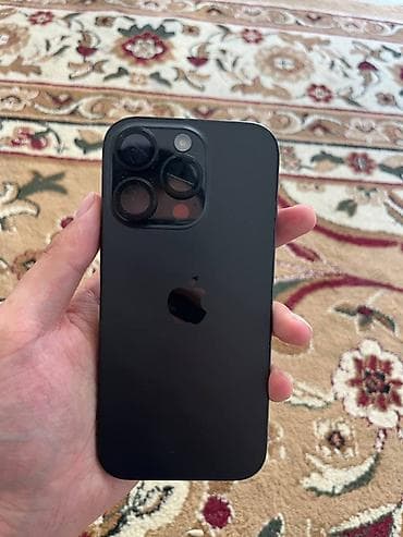 посо х3 про: IPhone 16 Pro, Б/у, 256 ГБ, Black Titanium, 93 % — 1