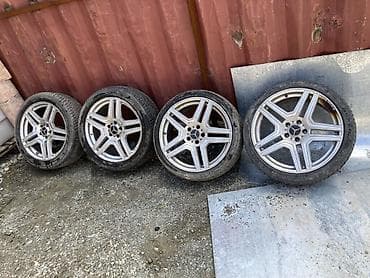 Колеса в сборе 215 / <25 / R 19, Всесезонная, Б/у, Комплект, Литые, отверстий - 5 — 1