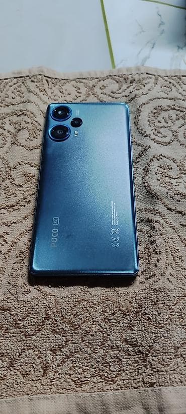 honor x8: Poco F5, Б/у, 256 ГБ, цвет - Синий, 2 SIM — 2