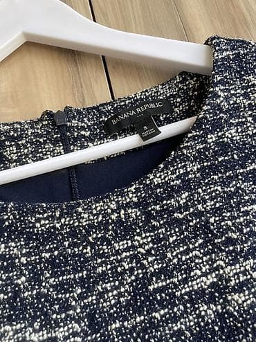 mango zara: Повседневное платье, США, Осень-весна, Длинная модель, Хлопок, Платье-рубашка, M — 7