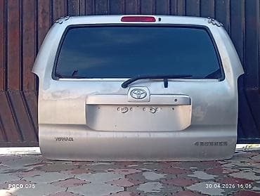 багажник 4runner: Крышка багажника Toyota, 2005 г., Б/у, Оригинал — 1