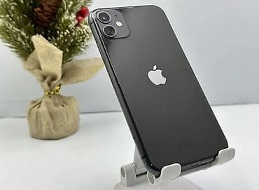 redmo 9: IPhone 11, Б/у, 128 ГБ, Черный, Чехол, 100 % — 1