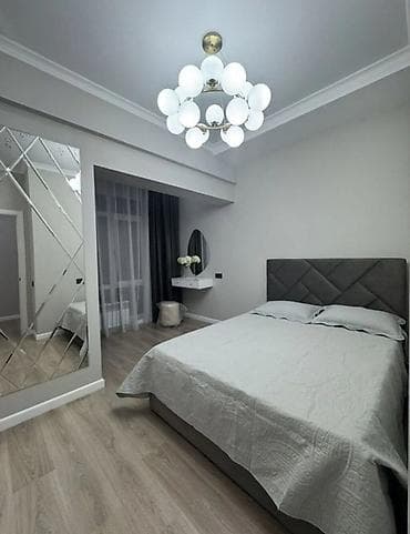 Батирлер: 2 бөлмө, 55 м², Асанбай мкр Элитка, 14 кабат, Евро оңдоо — 1