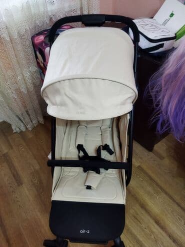 защитник от ветра коляска: Коляска, цвет - Желтый, Б/у — 3