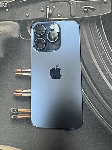 IPhone 15 Pro, Б/у, 512 ГБ, Blue Titanium, Защитное стекло, Чехол, 89 % at lalafo.kg IPhone 15 Pro, Б/у, 512 ГБ, Blue Titanium, Защитное стекло, Чехол, 89 %