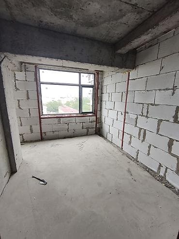квартииа ош: 2 комнаты, 53 м², Элитка, Ошский рынок / базар Элитка, 11 этаж, ПСО (под самоотделку) — 3