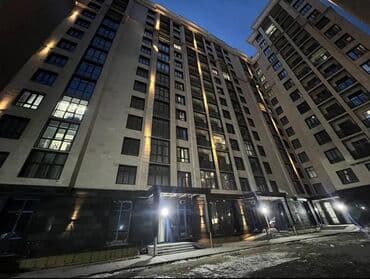 продаю квартиру около ошского рынка: 2 комнаты, 50 м², Элитка, 7 этаж, ПСО (под самоотделку) — 1