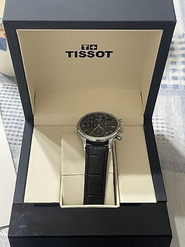 Киреге берилүүчү кийимдер: Классикалык сааттар саат, Tissot, Швейцария, Секунда өлчөгүч, Эркектердики — 1