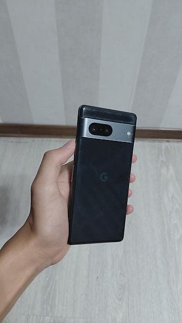 Техника и электроника: Google Pixel 7, Б/у, 128 ГБ, цвет - Черный, 1 SIM — 1