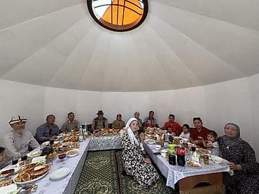 обшивка для бани: Продажа юрты, Каркас Деревянный, 80 баш, Диаметр: 5.5 метров — 1