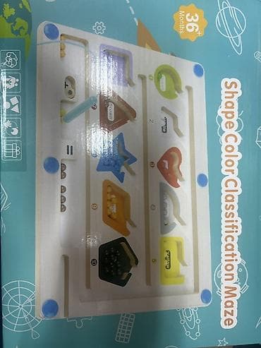 emo robot: Развивающая игрушка Shape Color Classification Maze — магнитный — 1