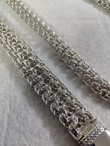 цепочки для лп: Комплект "Император"💎 Серебро 925 проба Цепь 148 грамм Длина 58 см — 7