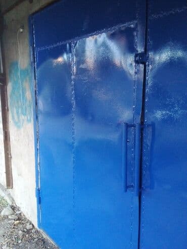 куплю ворота бу: Продам ворота.в отличном состоянии.размер 2.20 на 2.70 утепленные — 2