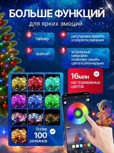 радиоупровляемая машина: Гирлянда-лента RGB, длина 10 м, с пультом и управлением через — 3