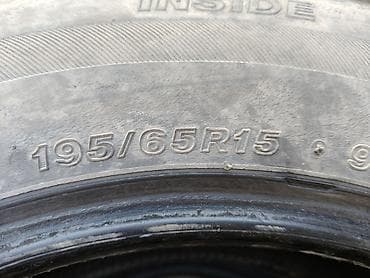 65: Шины 195 / 65 / R 15, Лето, Б/у, Легковые, Bridgestone — 2